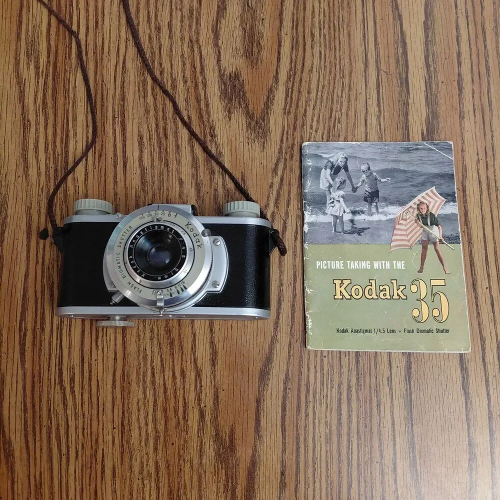 Vintage Kodak 35 Camera Anastigmat 51mm f/4.5– Untested for PARTS/REPAIR